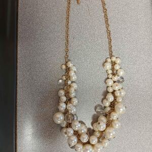 Chunky Faux Pearl Necklace